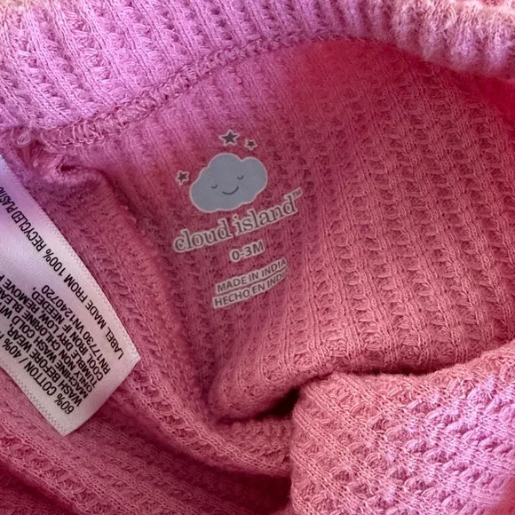 Cloud Island Pink & Green 2 pc Sets (0-3M) - Picture 3 of 9